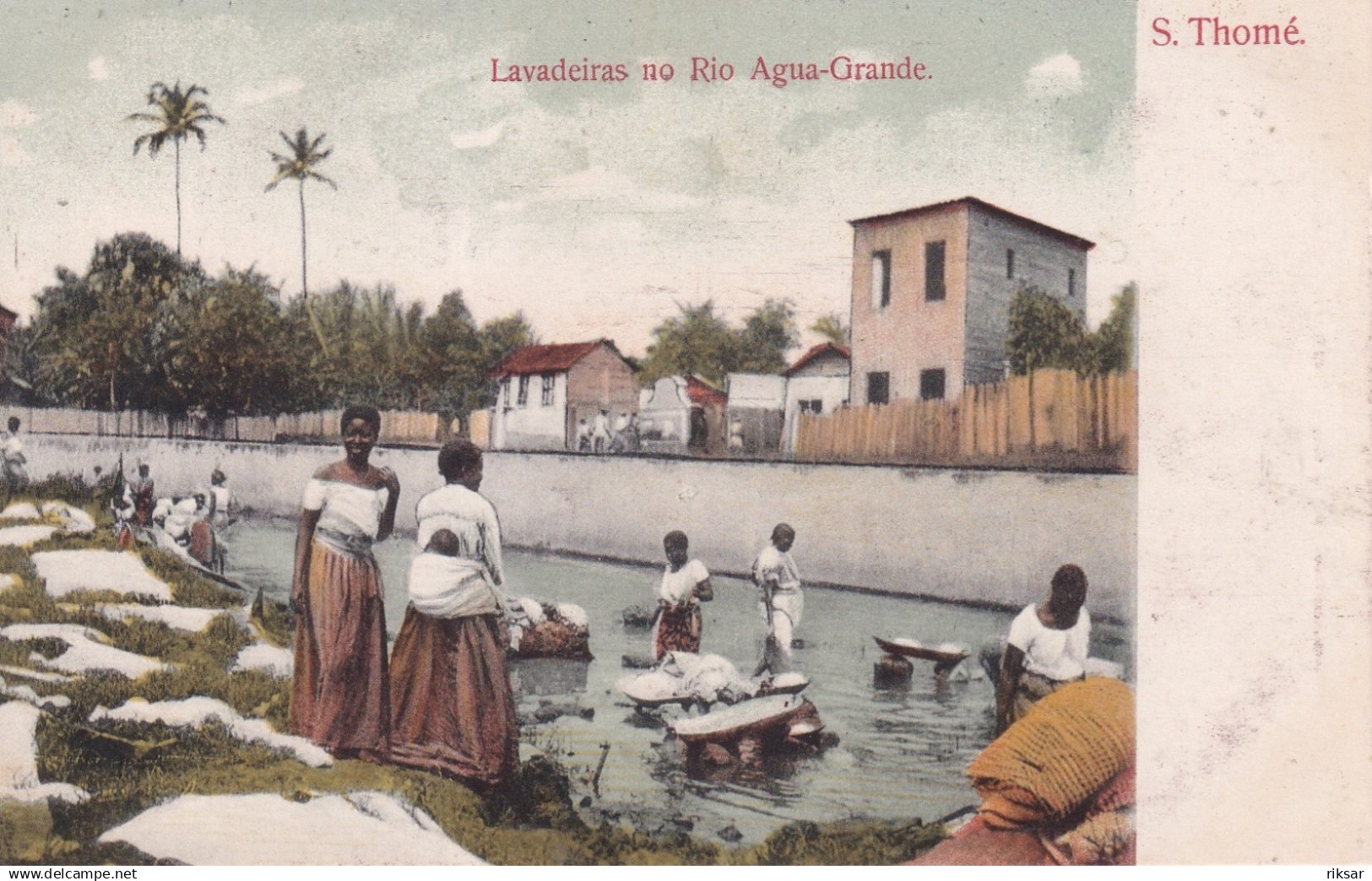 SAO TOME ET PRINCIPE(RUA AGUA GRANDE) LAVEUSE