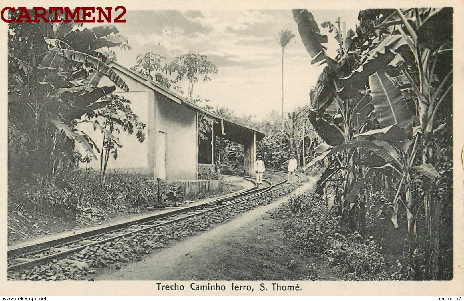 SAO TOME ET PRINCIPE TRECHO CAMINHO FERRO SAO THOME AFRICA PORTUGAL AFRIQUE