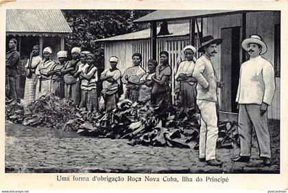 São Tomé e Príncipe - Roça Nova Cuba - Uma forma d'obrigação - Ed. José Texeira Barboza - Bazar Africana