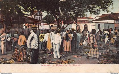 São Tomé e Príncipe - SÃO THOMÉ - Mercado - Ed. Antonio Joaquim Braz