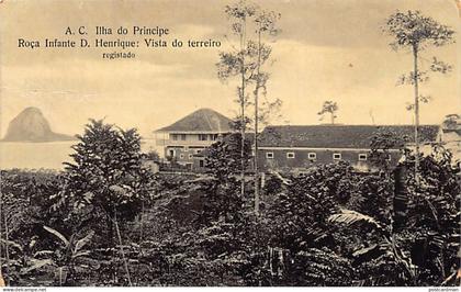 São Tomé e Príncipe - Ilha do Principe - Roça Infante D. Henrique - Vista do terreiro - Ed. A. C.