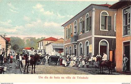 São Tomé e Príncipe - Um dia de festa na villa da Trinidade - Ed. Antonio Joaquim Braz