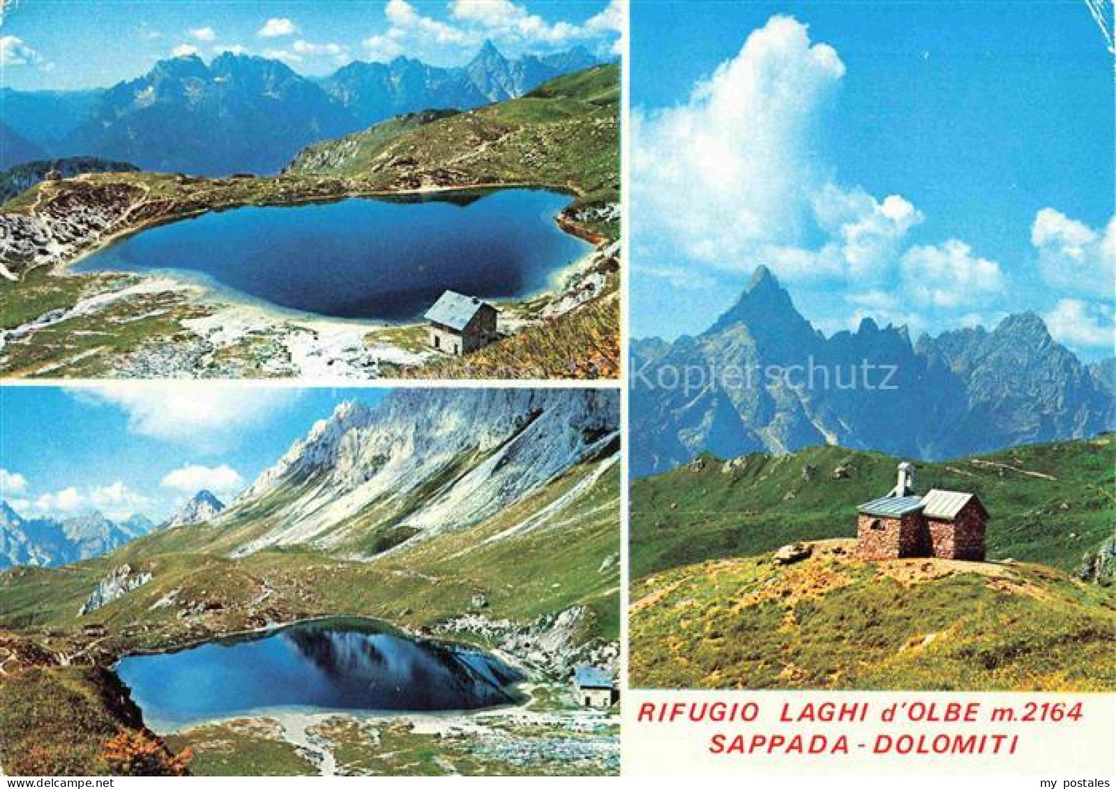 Sappada Dolomiti UDINE Friuli-Venezia-Giulia IT Bergseen Rifugio Laghi d'Olbe Fl