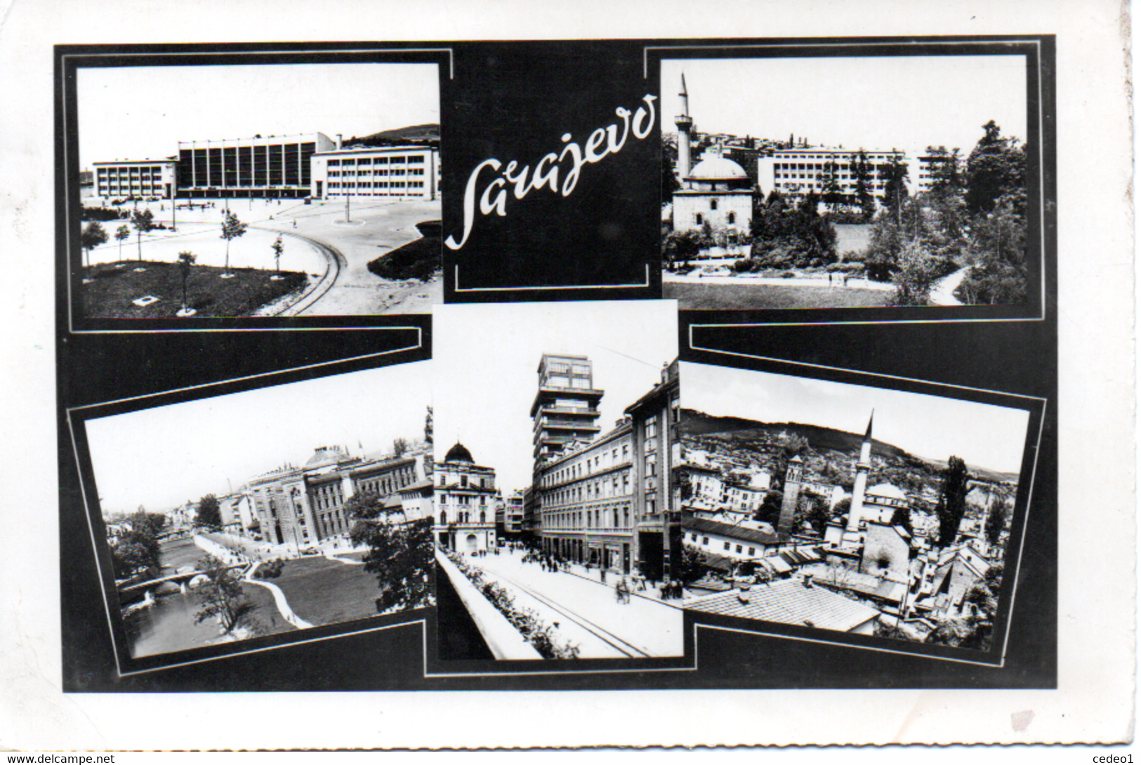 SARAJEVO  MULTI-VUES   EN 1964