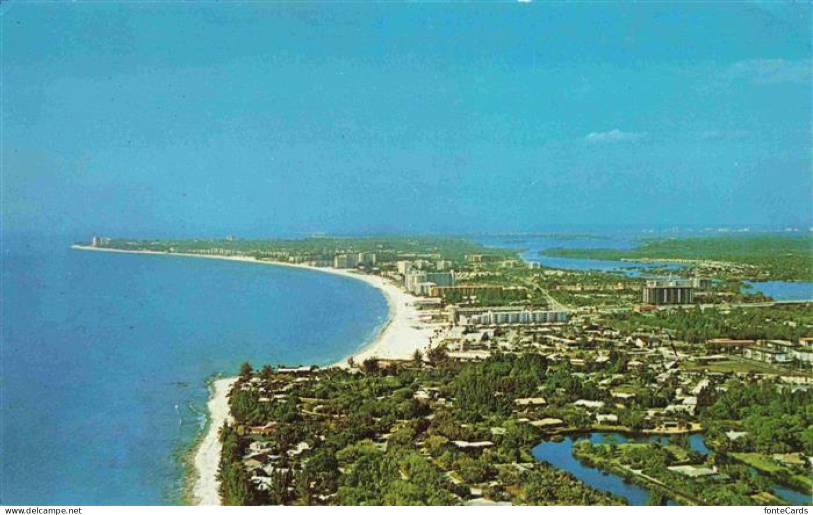 Sarasota Florida USA Crescent Beach Fliegeraufnahme