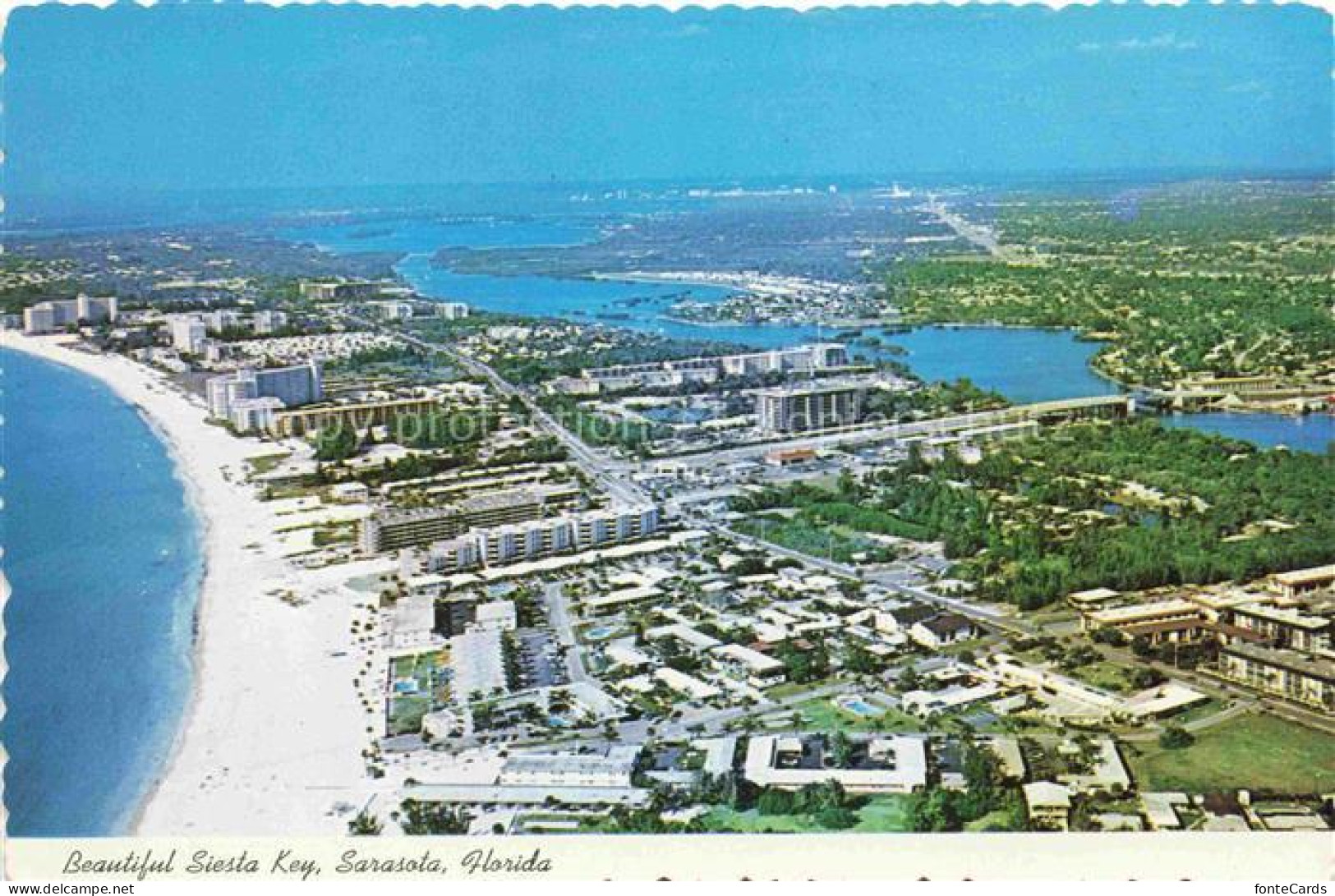 Sarasota Florida USA Siesta Key Fliegeraufnahme