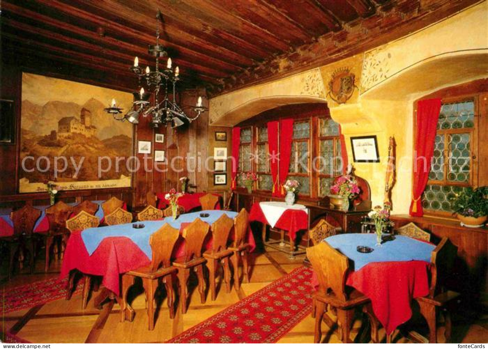 Sargans Schloss Sargans Herrenstube