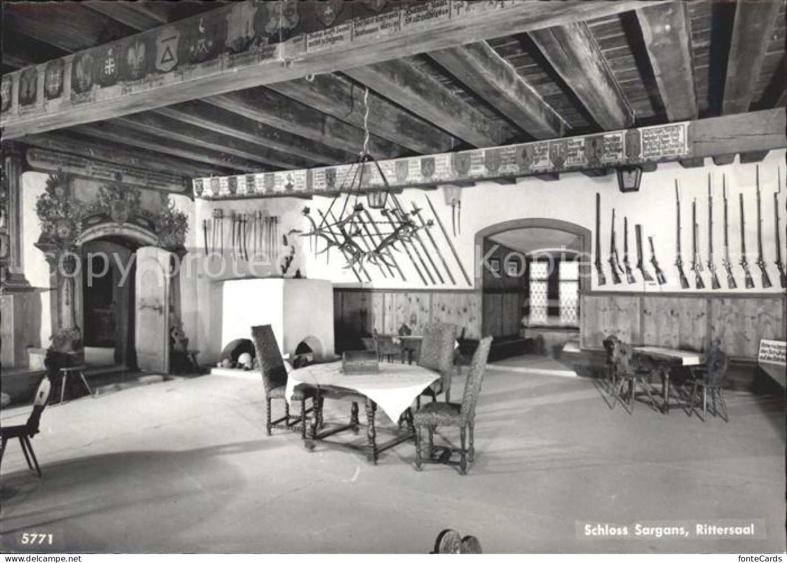 Sargans Schloss Sargans Rittersaal