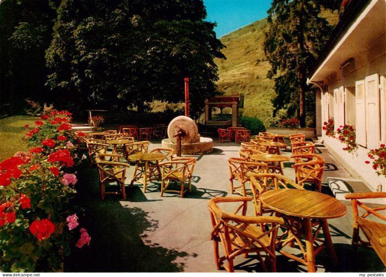 Sarmsheim Muenster am Stein Bad Muenster Hotel Restaurant Trollmuehle Terrasse