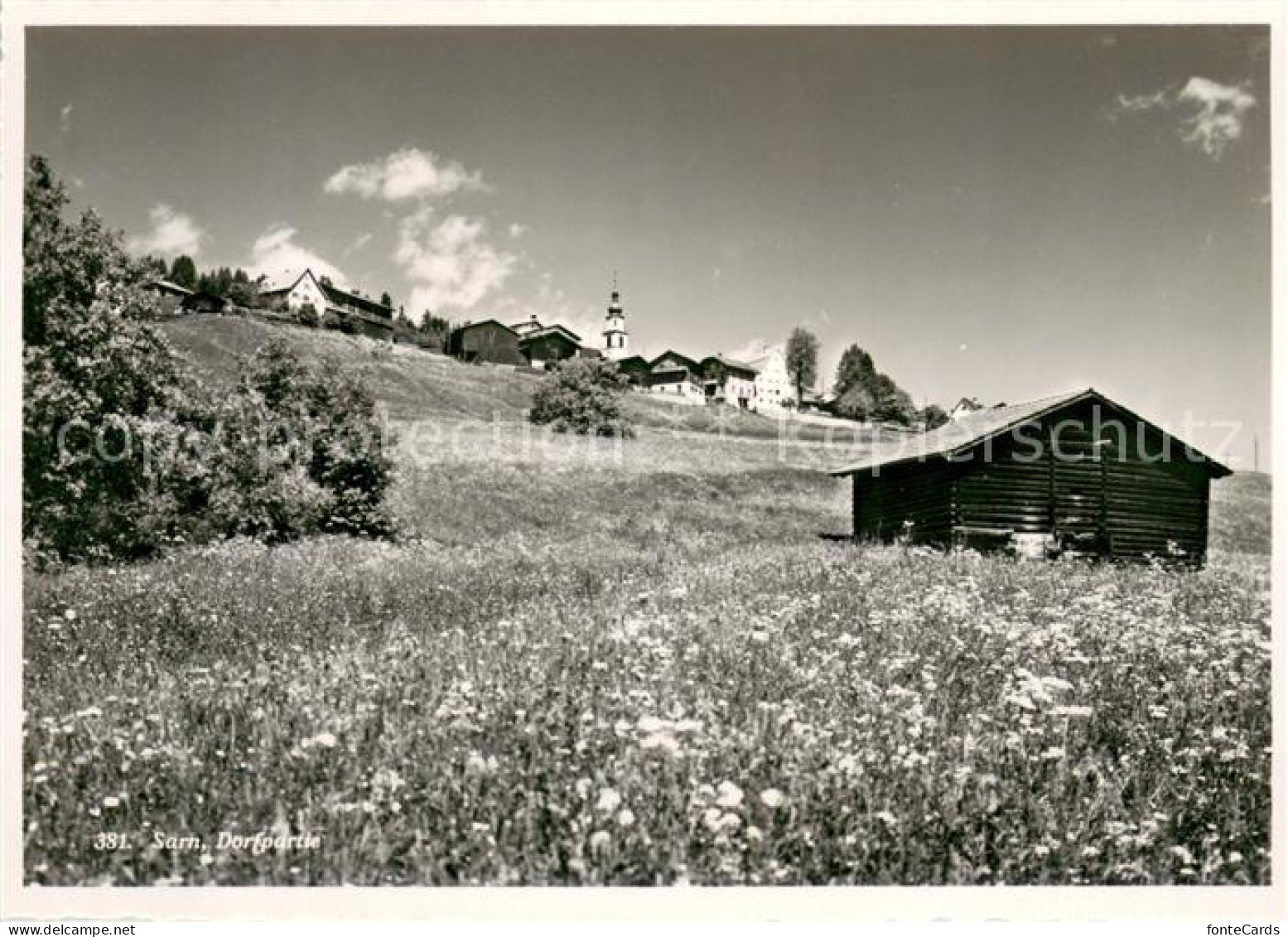 Sarn Heinzenberg Dorfpartie