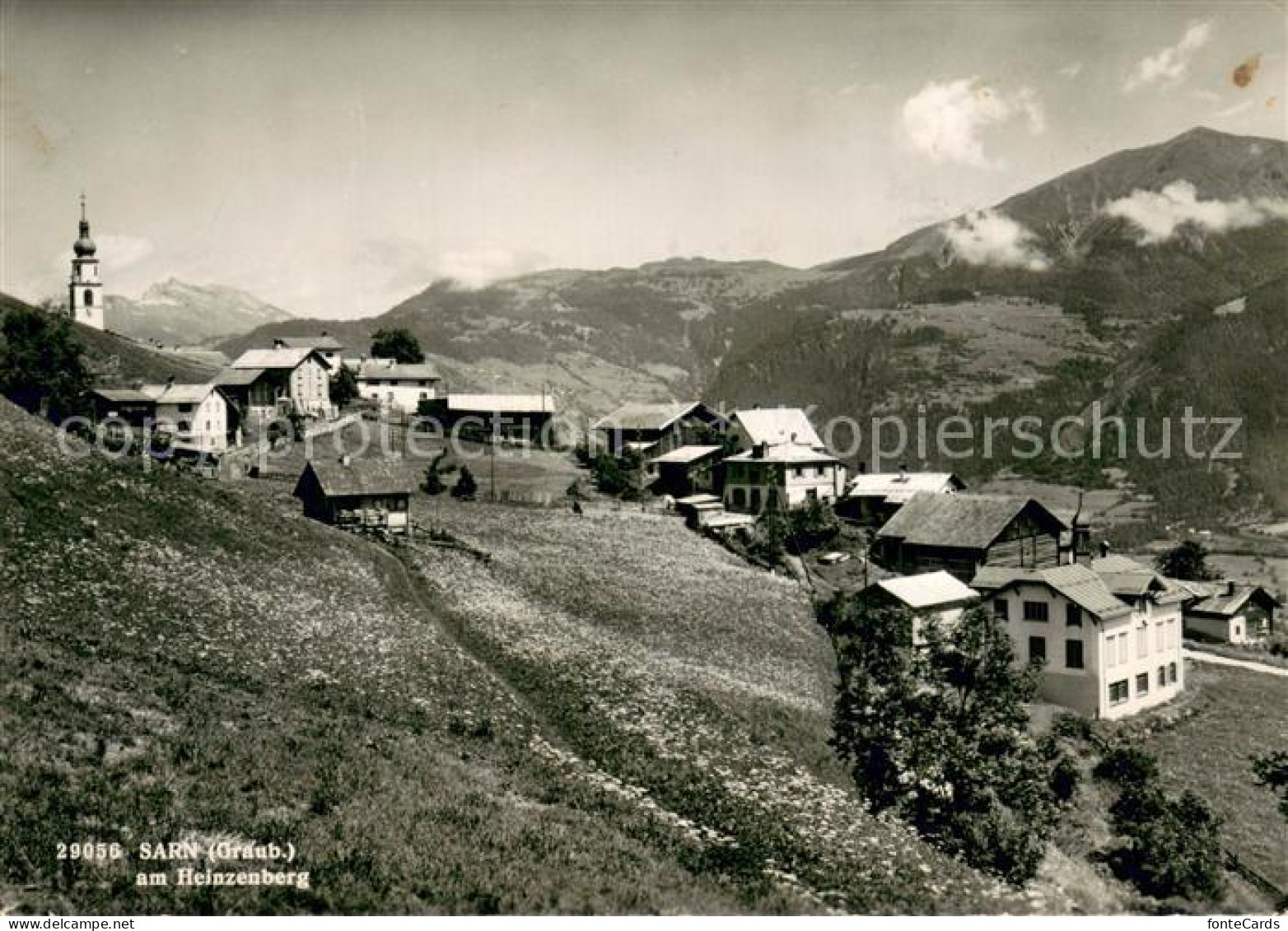 Sarn Heinzenberg GR Panorama