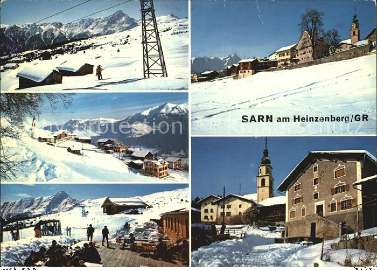 Sarn Heinzenberg Winterlandschaften