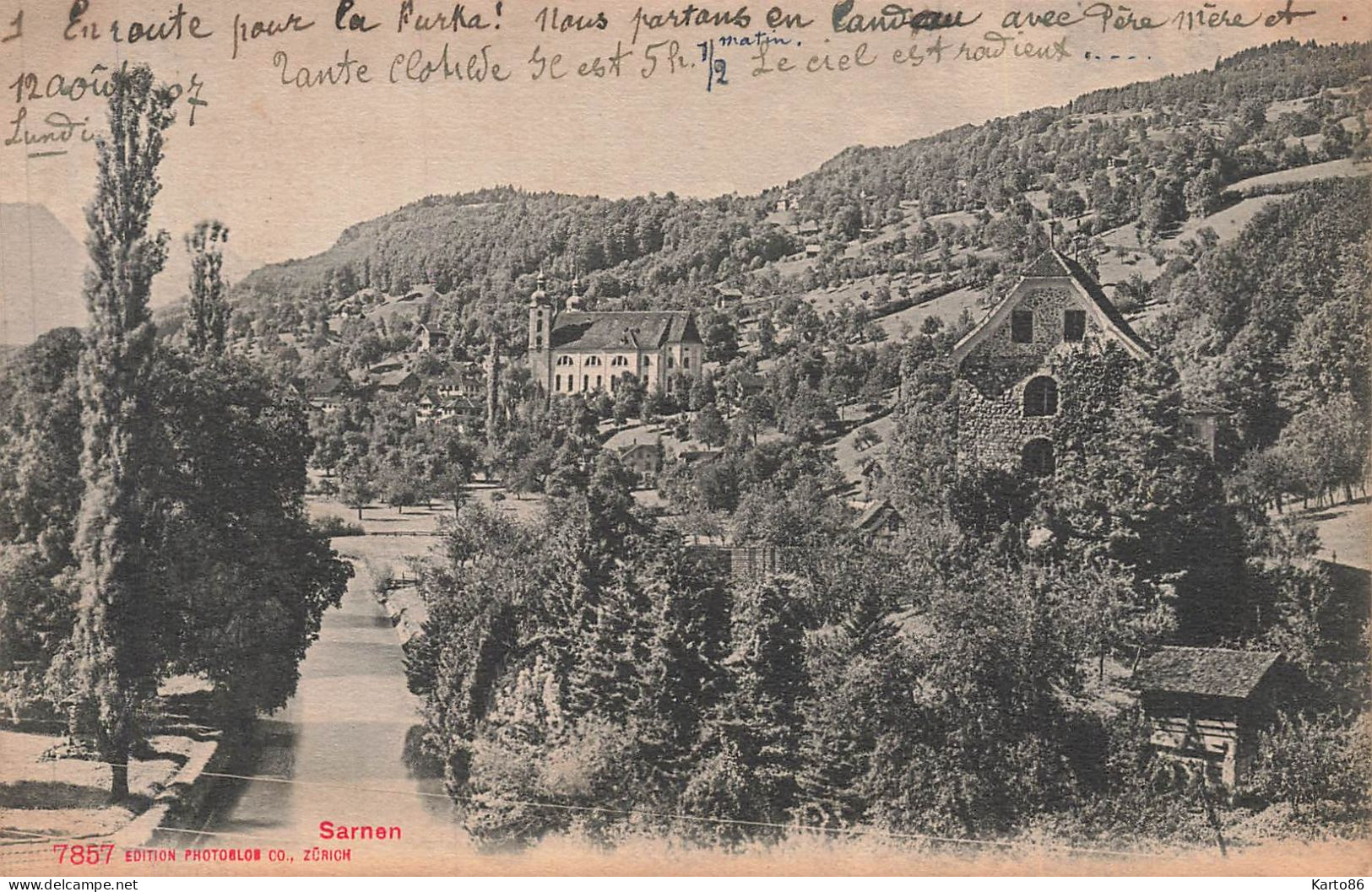 sarnen , obwald * 1907 * suisse schweiz