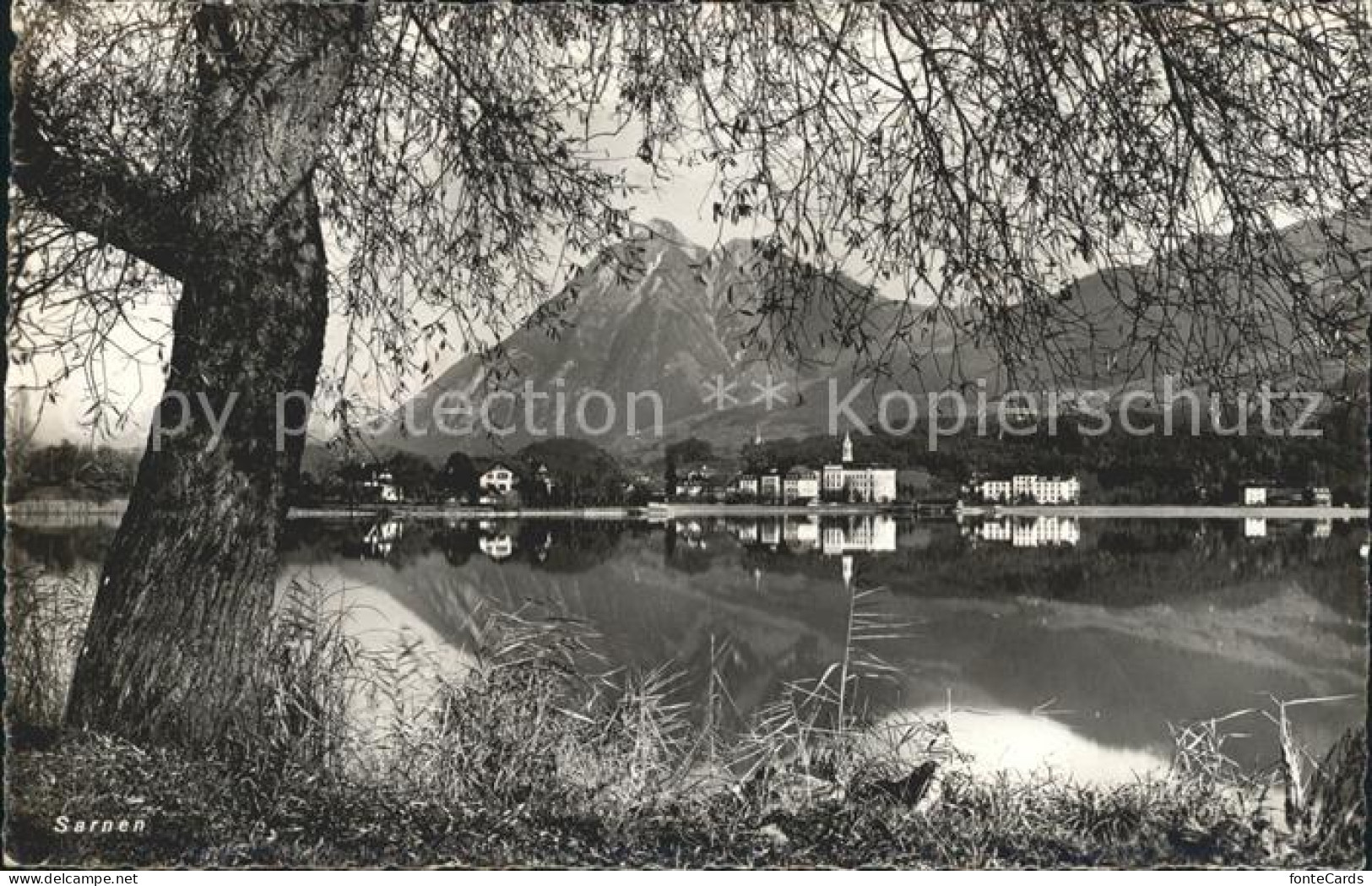 Sarnen Uferpartie am Sarnersee
