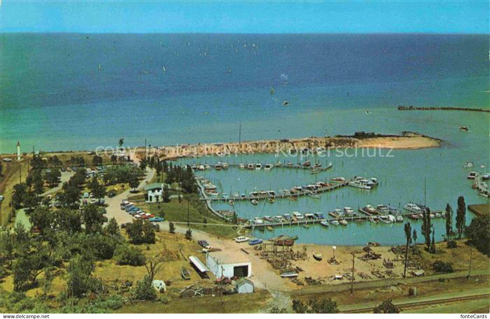Sarnia Ontario Canada Yacht Club Air view