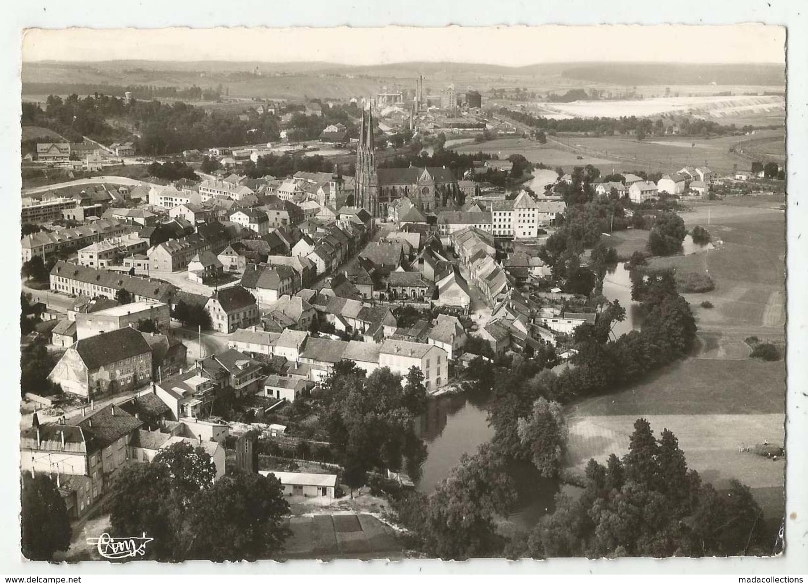 Sarralbe  (57 - Moselle) vue aérienne