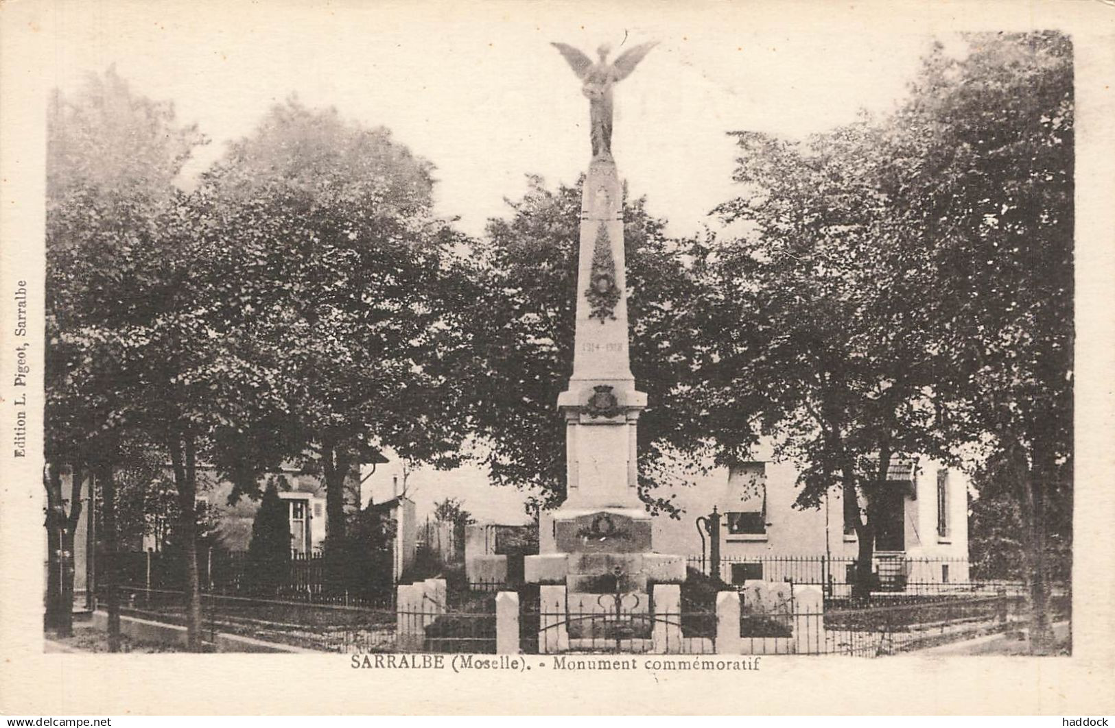 SARRALBE : MONUMENT COMMEMORATIF
