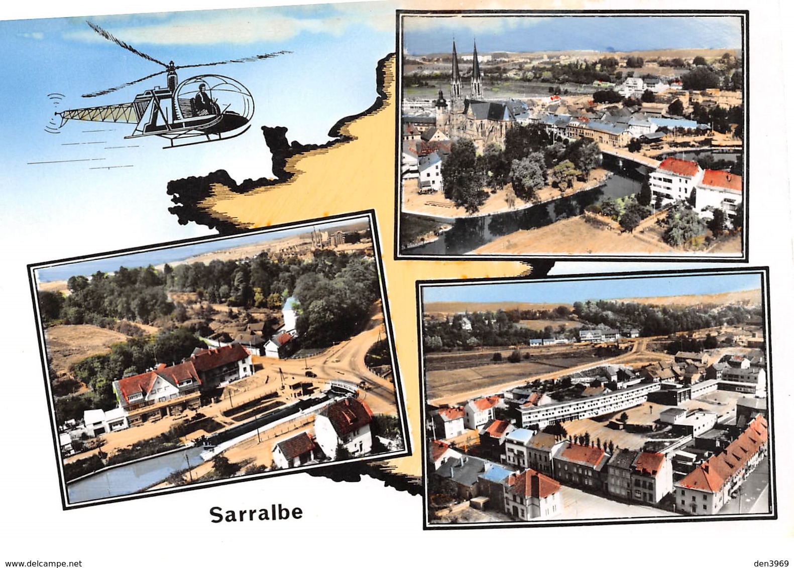 Sarralbe - Vues d'hélicoptère