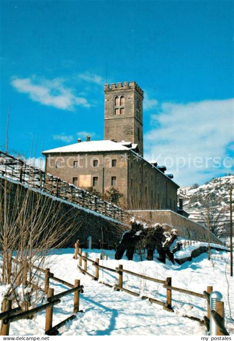 Sarre Italien Castello Reale Schloss im Winter