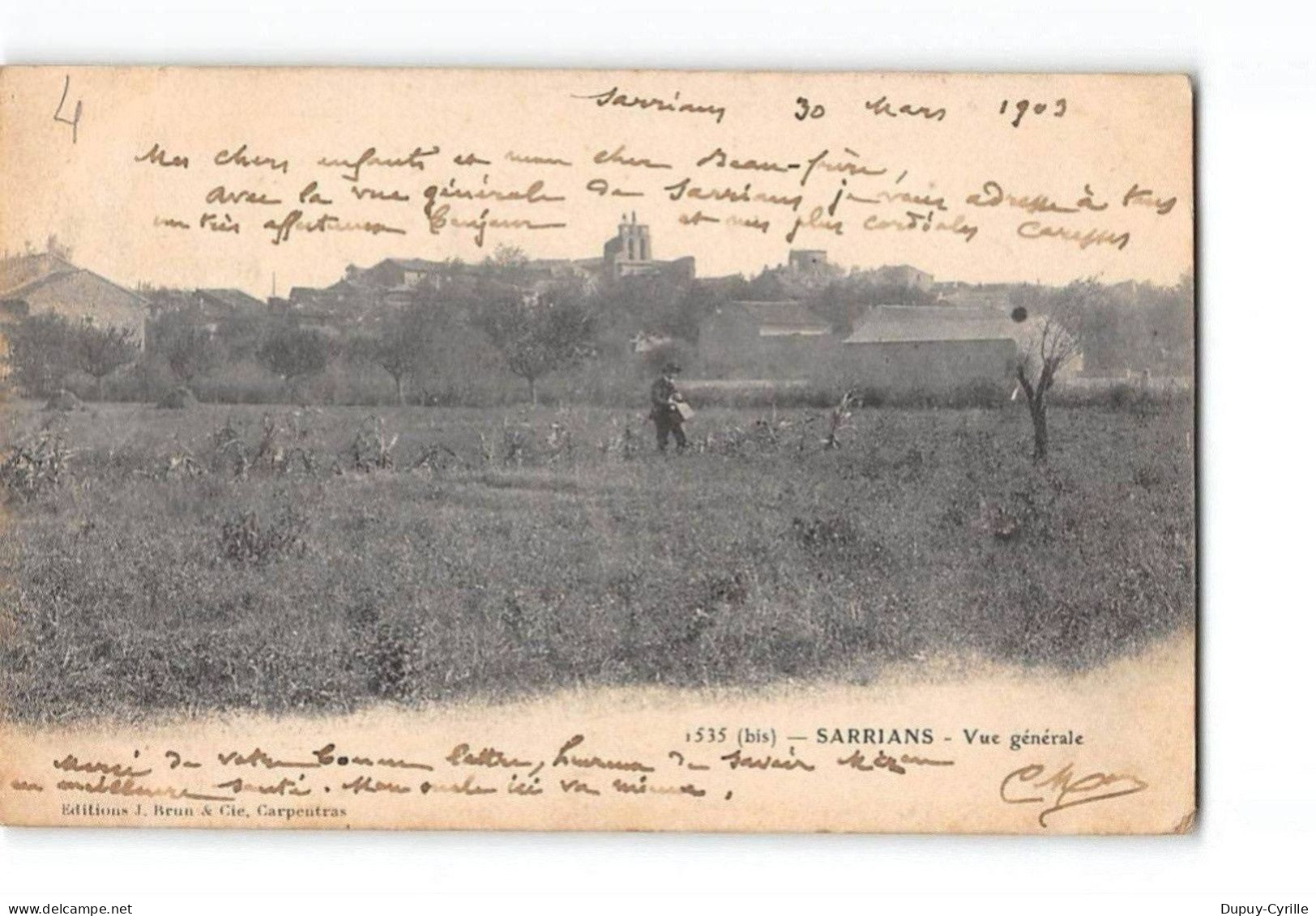 SARRIANS - Vue générale - très bon état