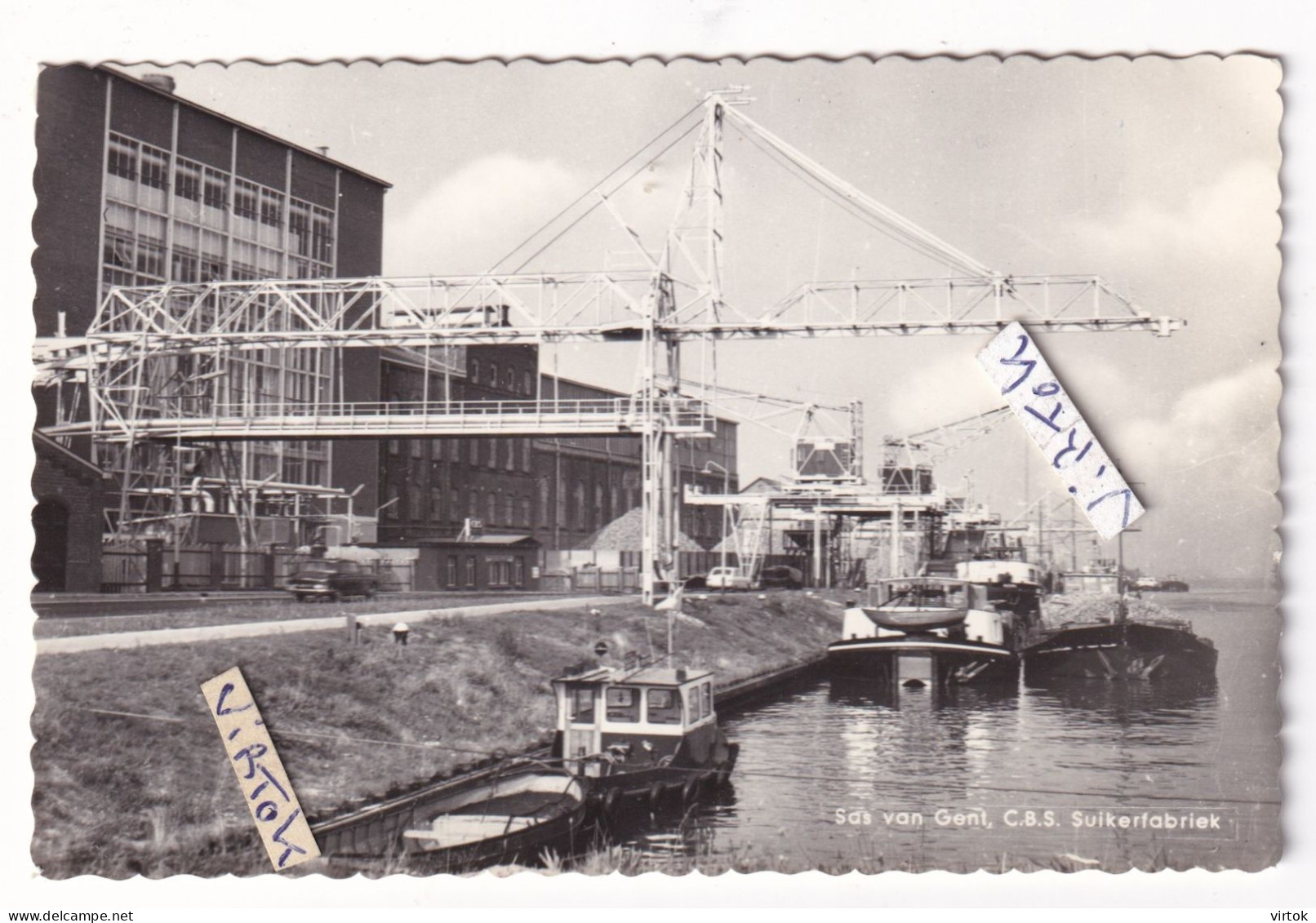SAS van Gent :  C.B.S.  suikerfabriek ( boat-boot-schip )