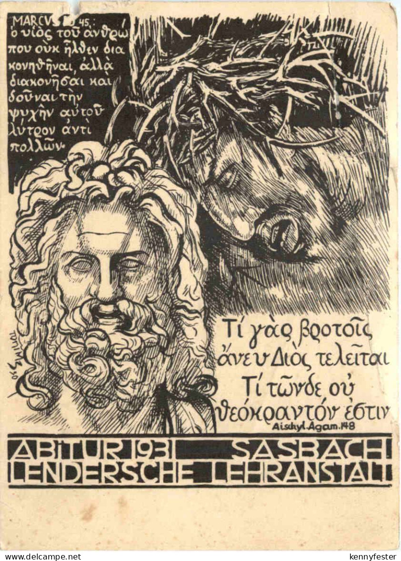 Sasbach - Abitur 1931 - Lendersche Lehranstalt