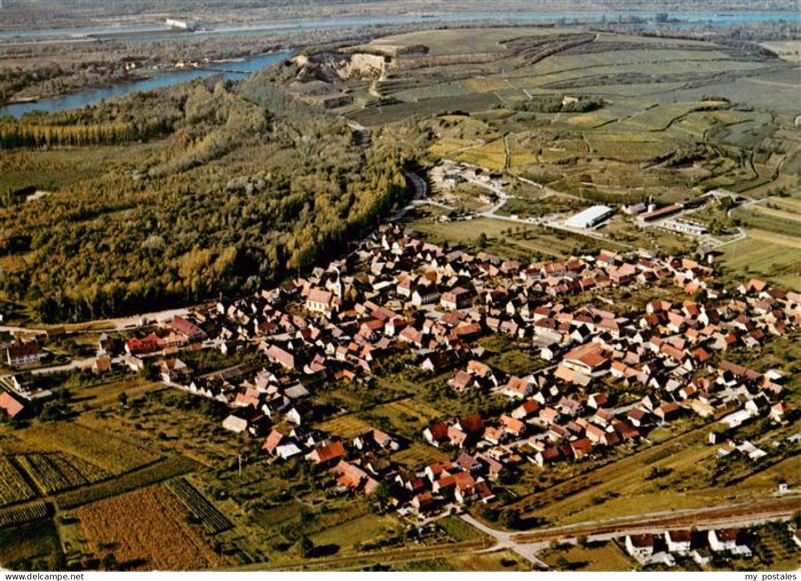 Sasbach Kaiserstuhl Fliegeraufnahme