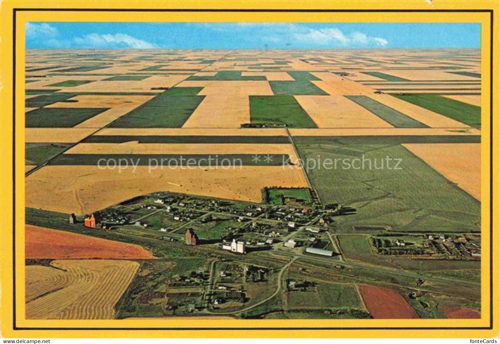 Saskatchewan Canada Luftbild Vogelsicht