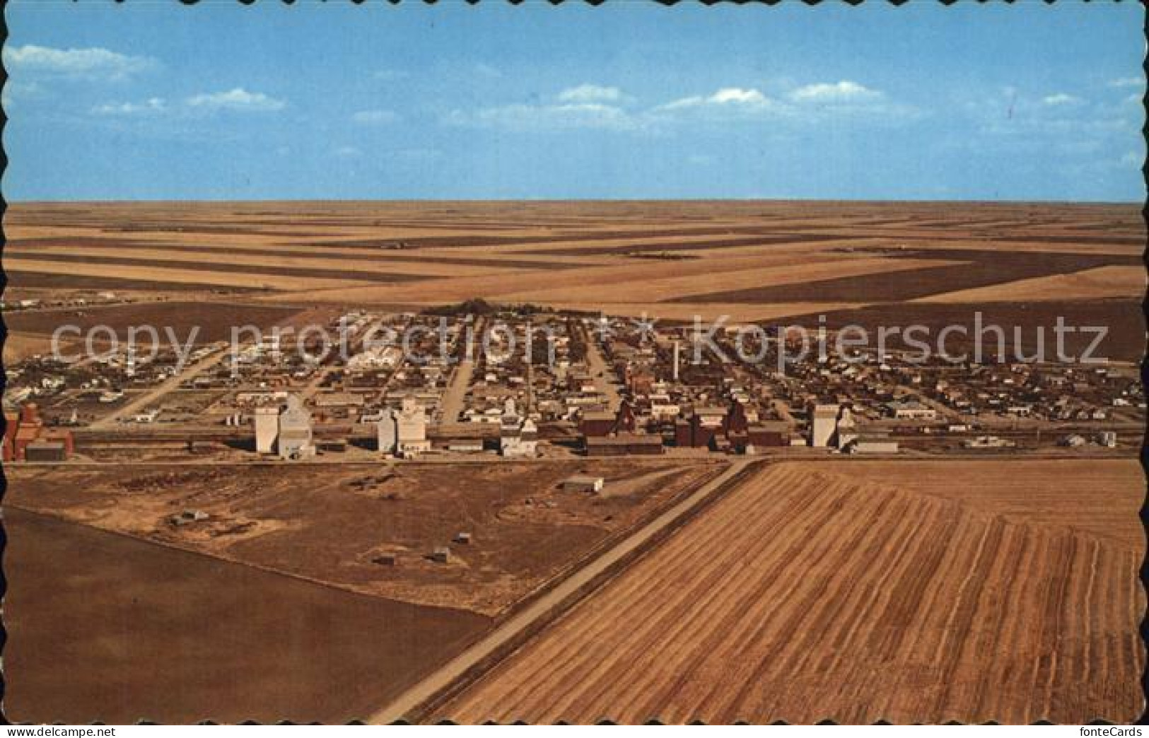 Saskatchewan Davidson Luftaufnahme