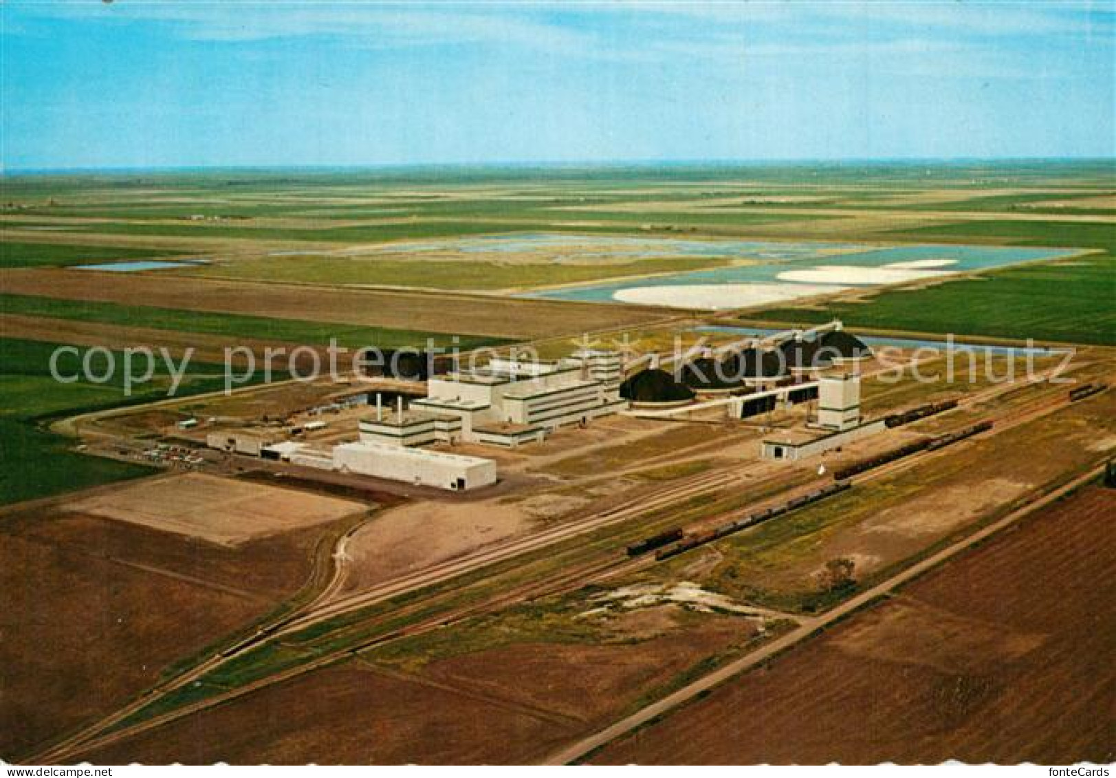 Saskatchewan Fliegeraufnahme Kalium Chemicals