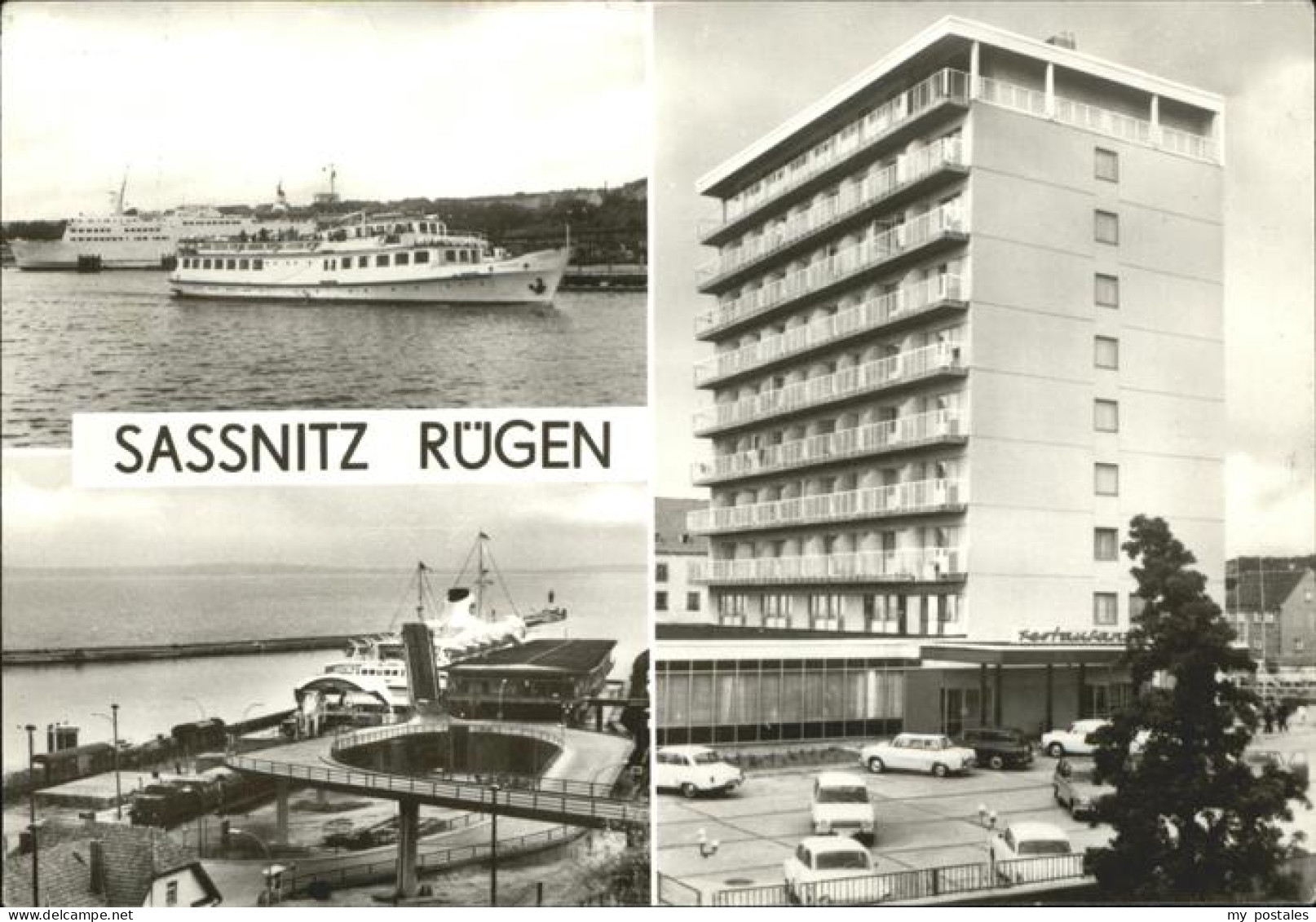 Sassnitz Ostseebad Ruegen Faehrbahnhof Ruegen Hotel