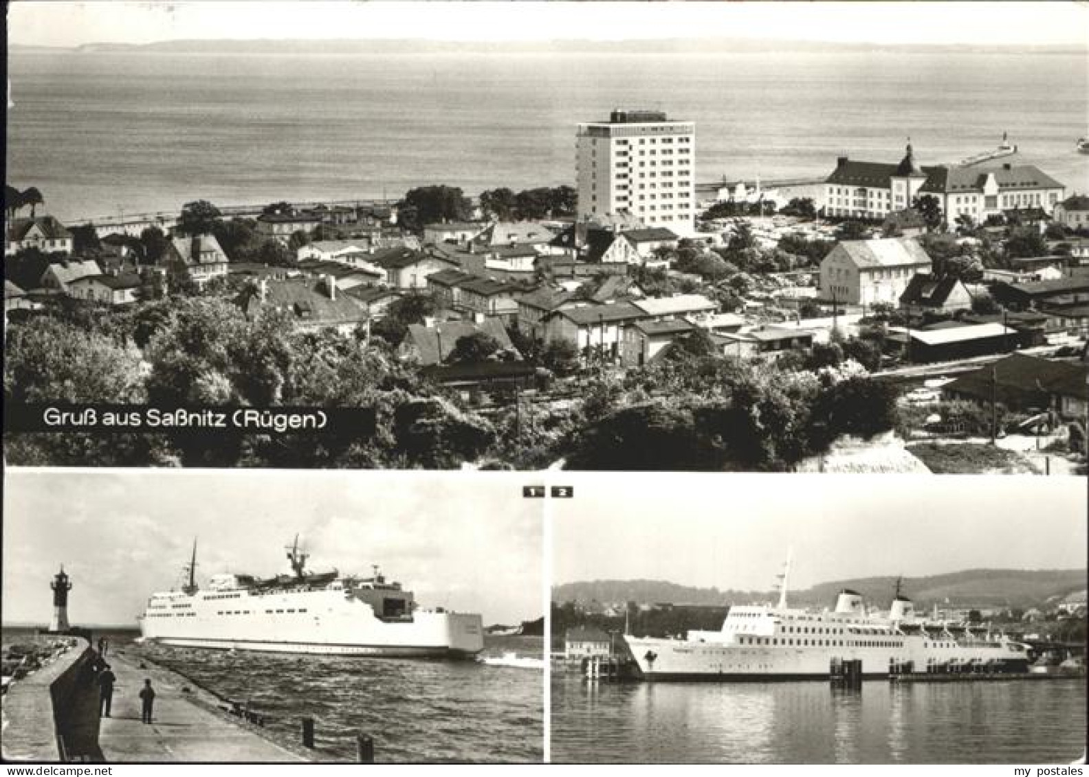 Sassnitz Ostseebad Ruegen Faehrschiff Skane Sassnitz