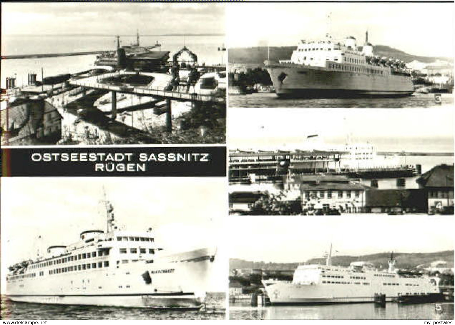Sassnitz Ostseebad Ruegen Sassnitz Hafen Schiff
