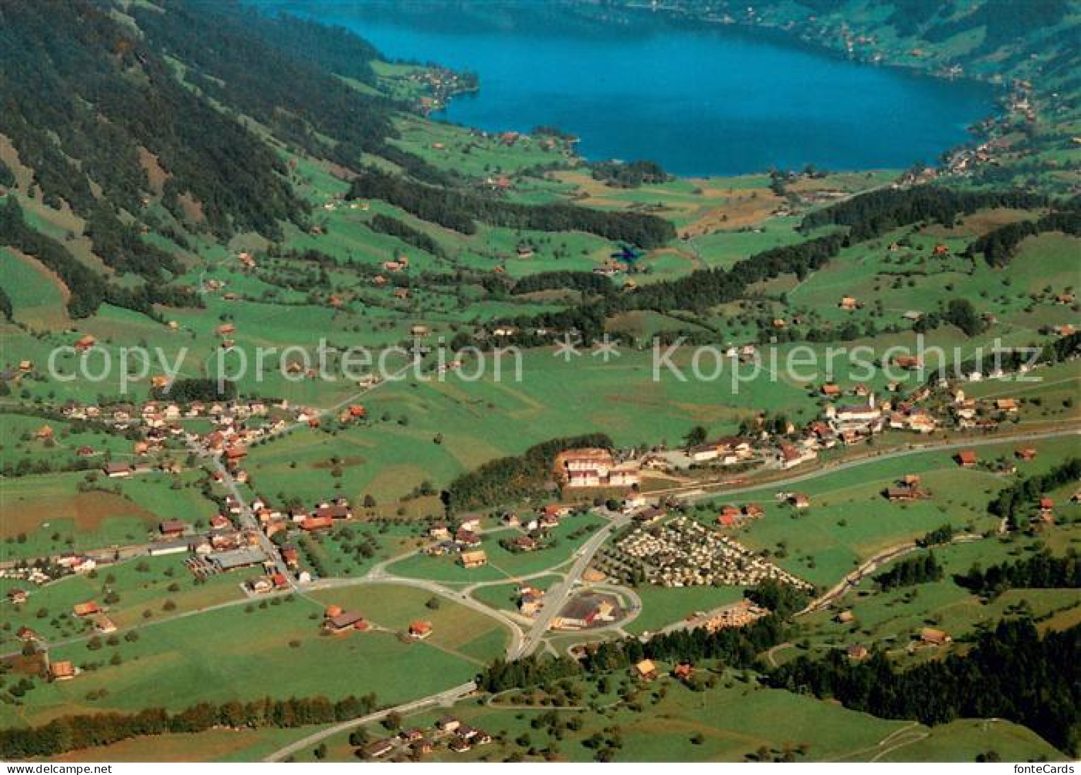 Sattel Schwyz Fliegeraufnahme mit aeegerisee