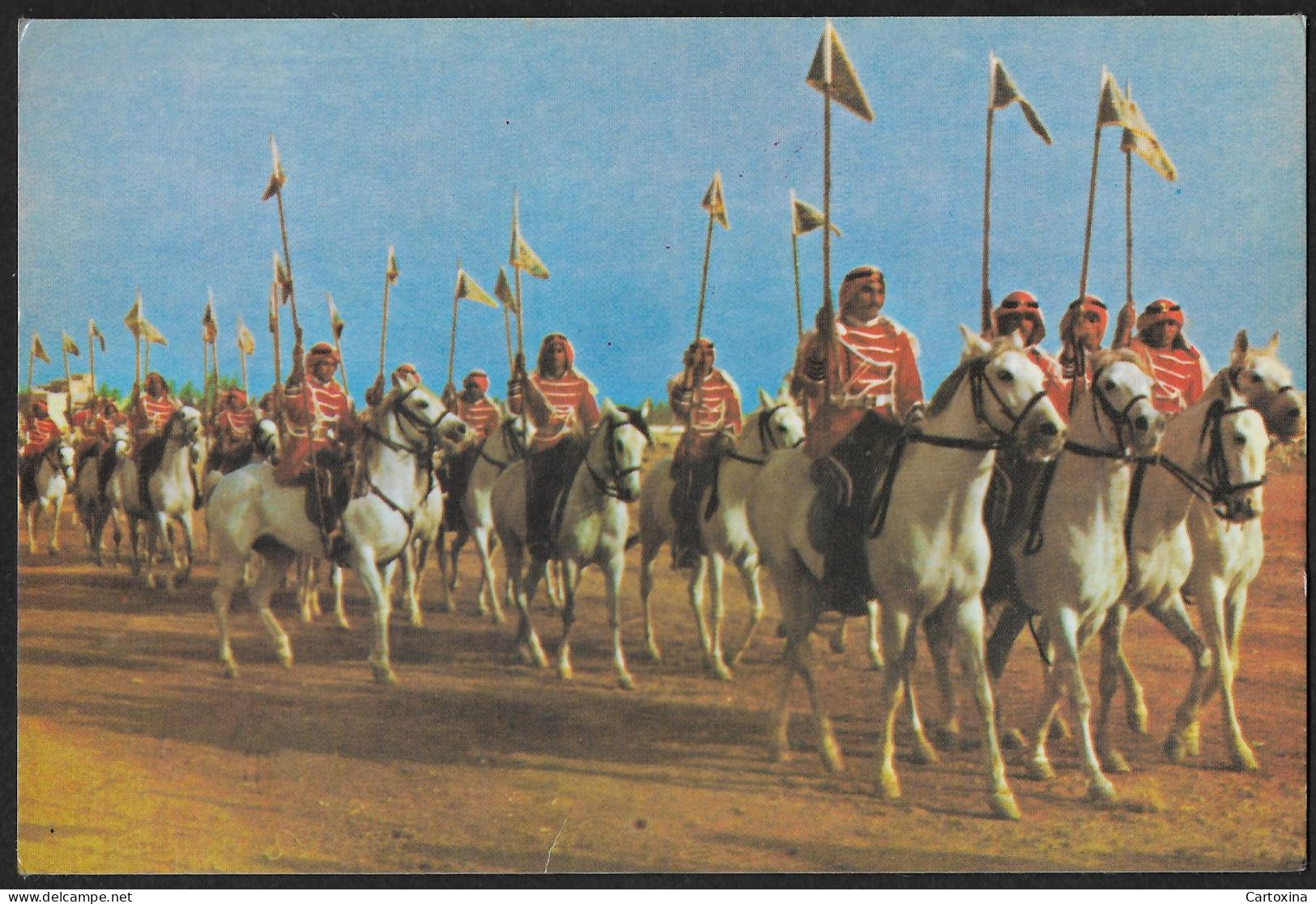 Saudi Arabia Royal Cavalry postcard used