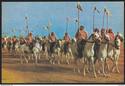 Saudi Arabia Royal Cavalry postcard used
