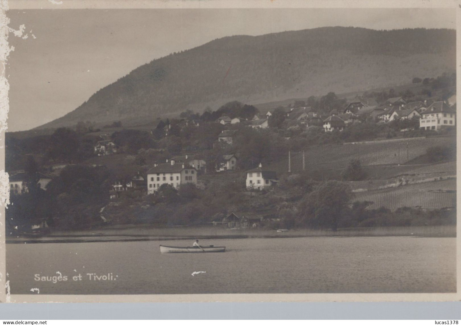 SAUGES ET TIVOLI / DEPART SAINT AUBIN / AFFRANCHISSEMENT ALGERIE ....