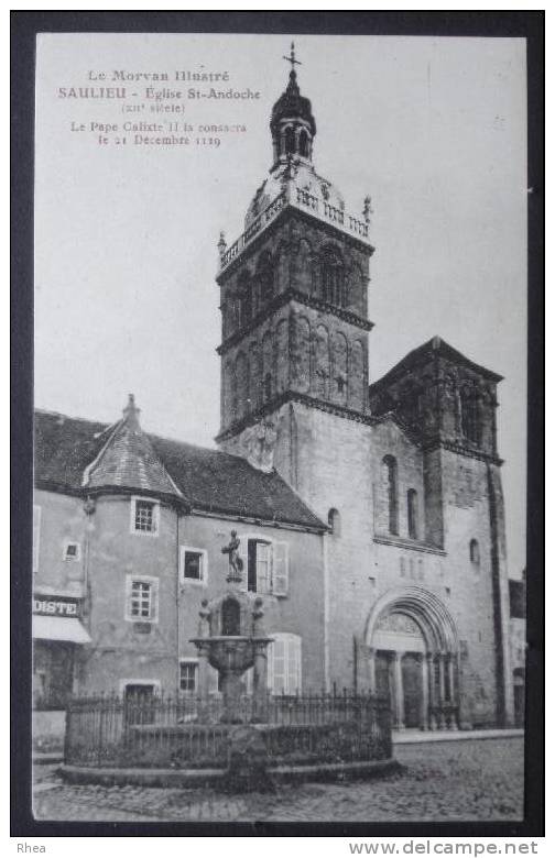 Saulieu SAULIEU - Eglise St-Andoche (XIIè siècle) Le Pape Calixte II la vconsacra 21 D D21D K21584K C21584C RH004418
