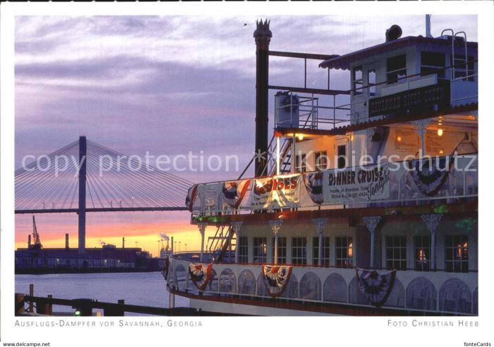 Savannah Georgia Ausflugs Dampfer