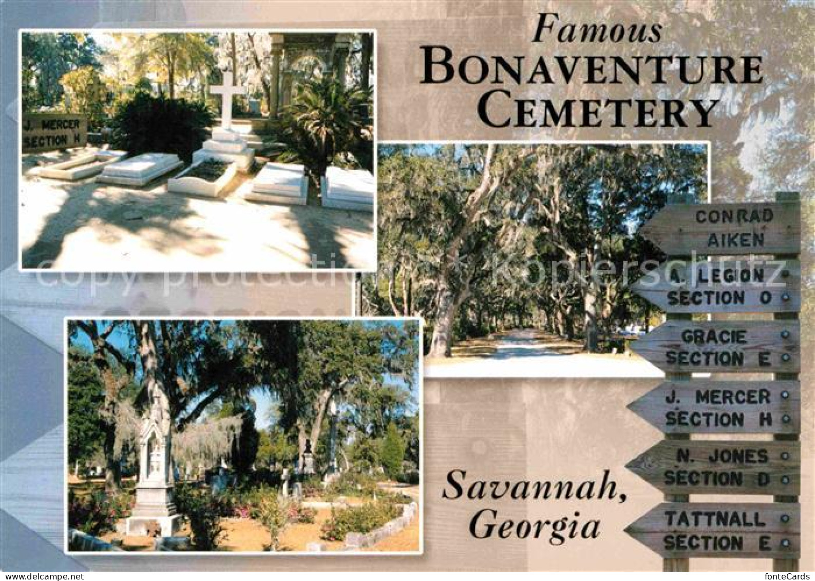 Savannah Georgia Bonaventure Cemetery