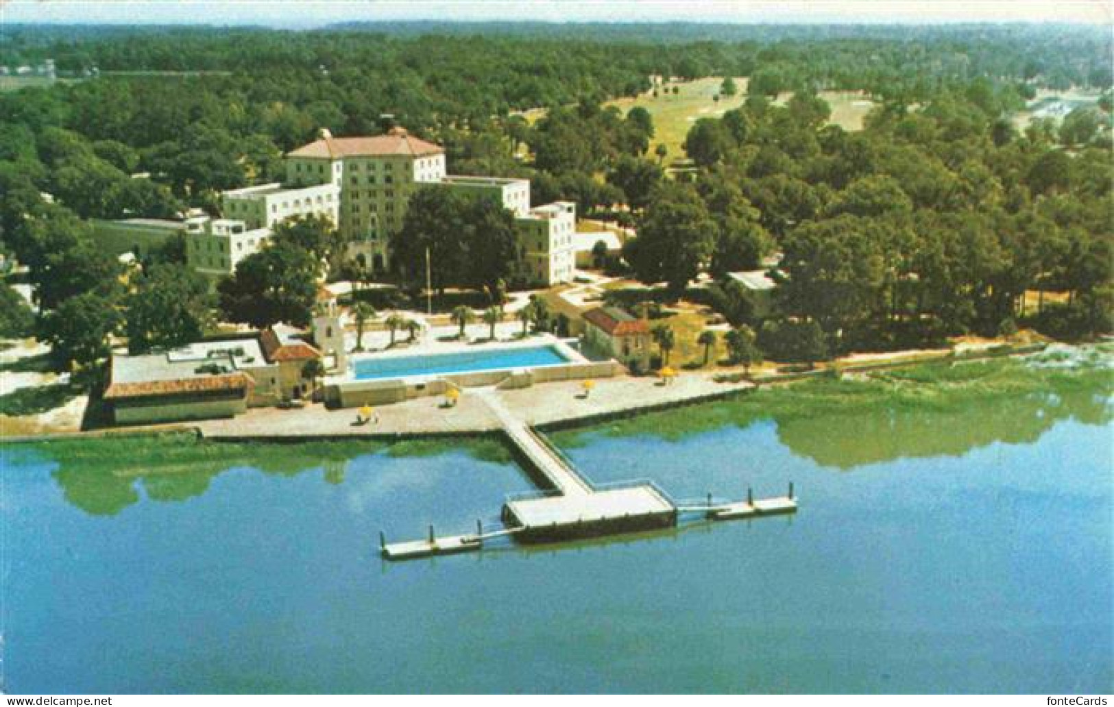 Savannah Georgia USA Savannah Inn and Country Club Fliegeraufnahme