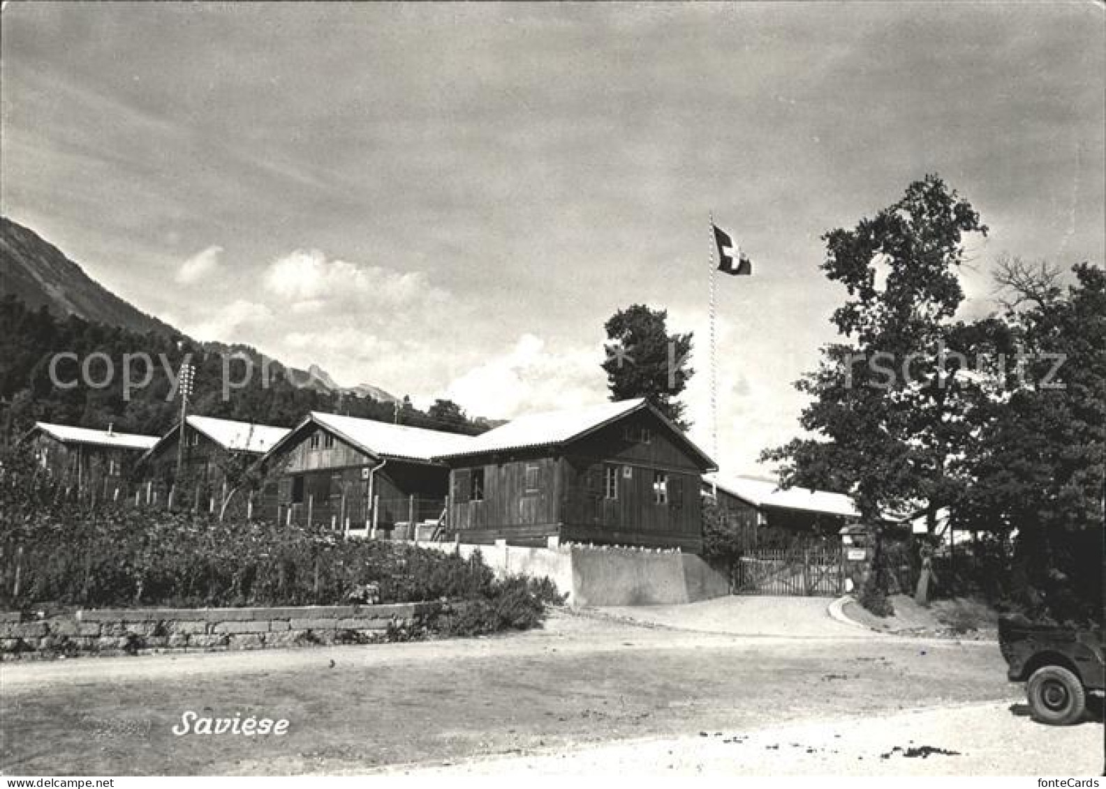 Saviese Teilansicht Flagge