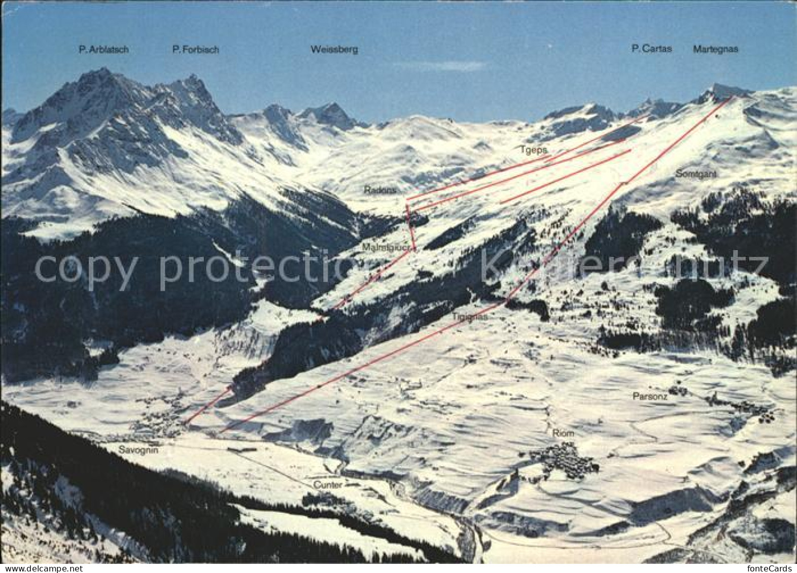 Savognin Skigebiet