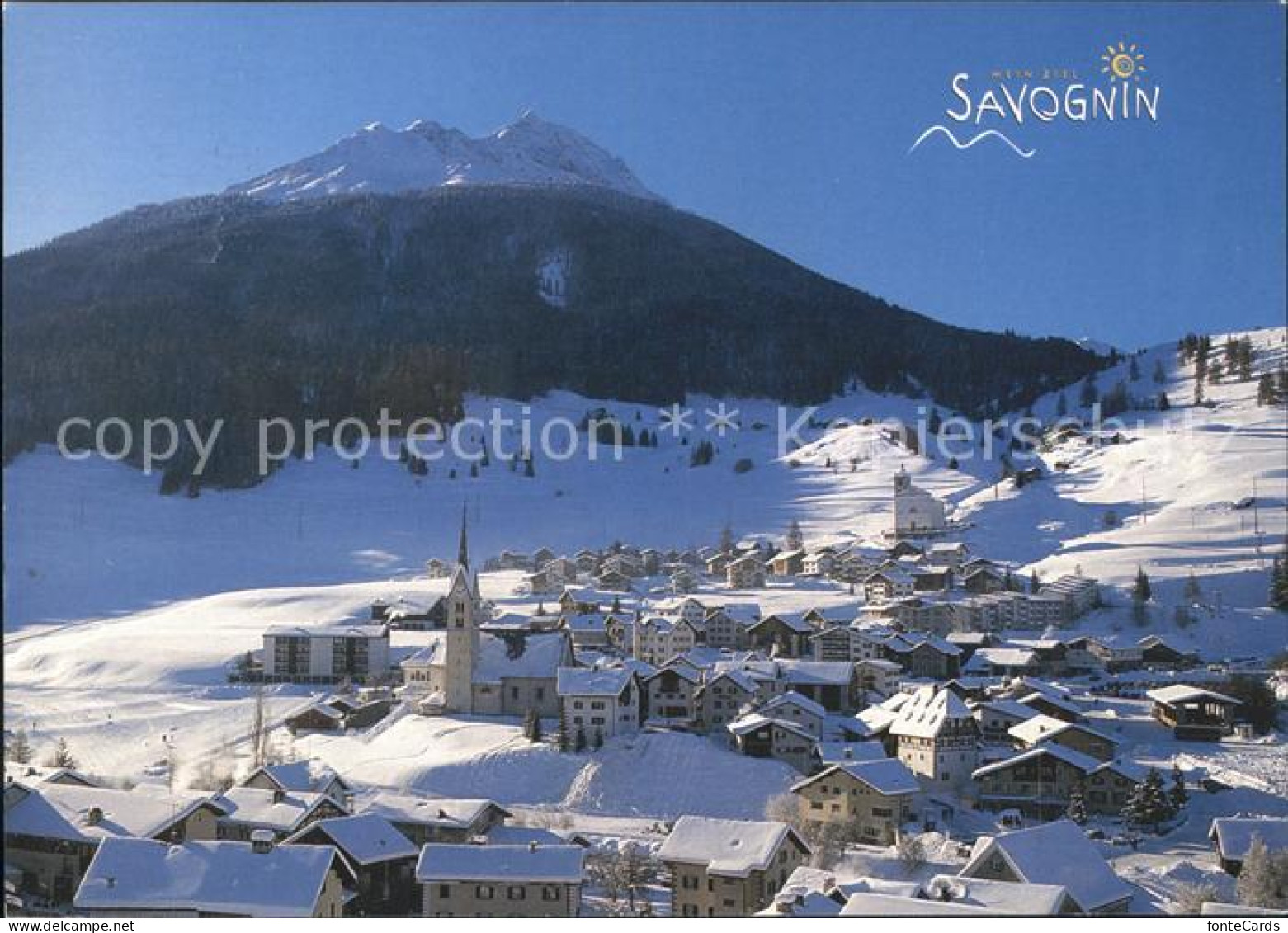 Savognin Totalansicht