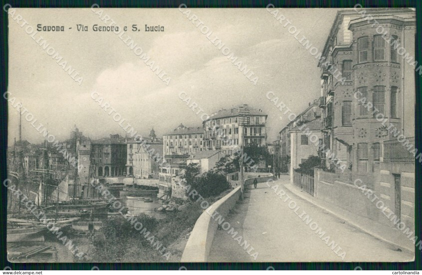 Savona Santa Lucia cartolina QZ6906