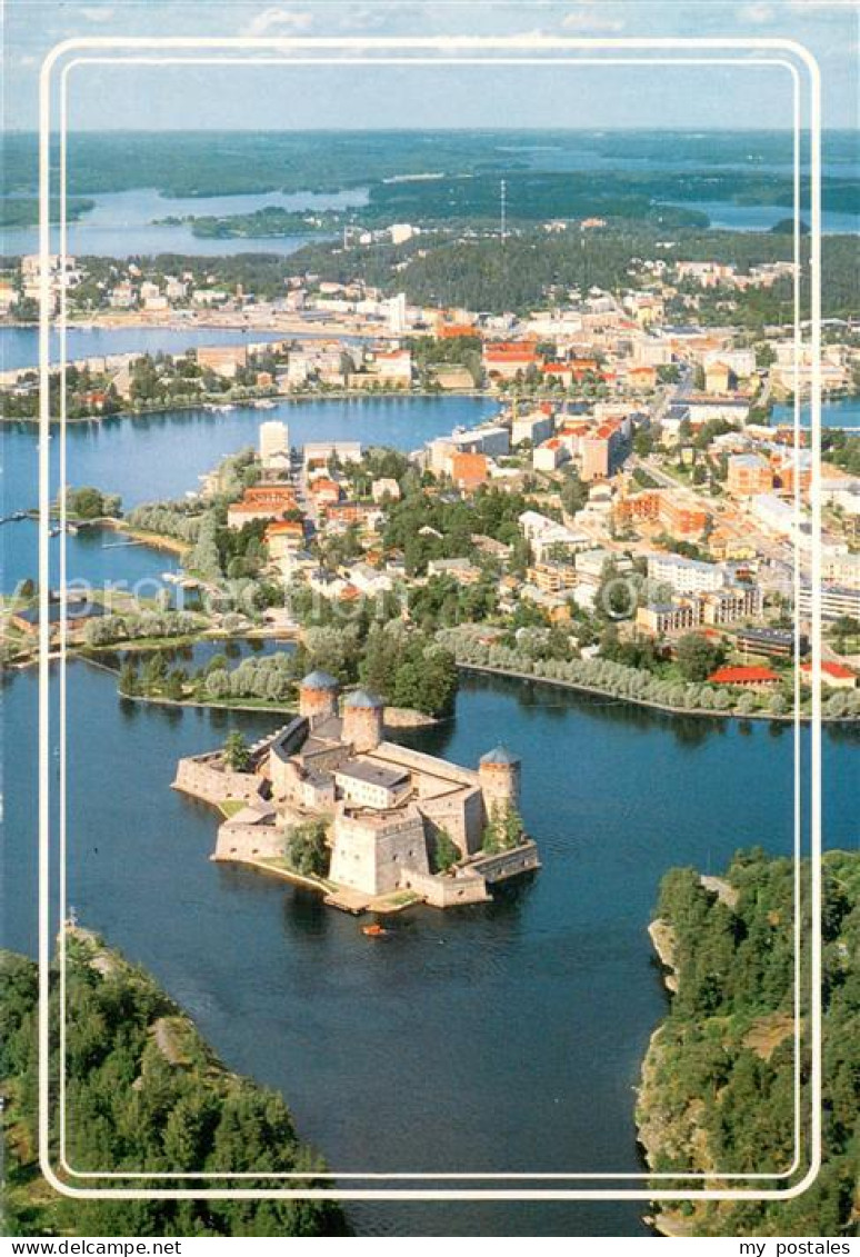 Savonlinna Finnland Fliegeraufnahme Panorama