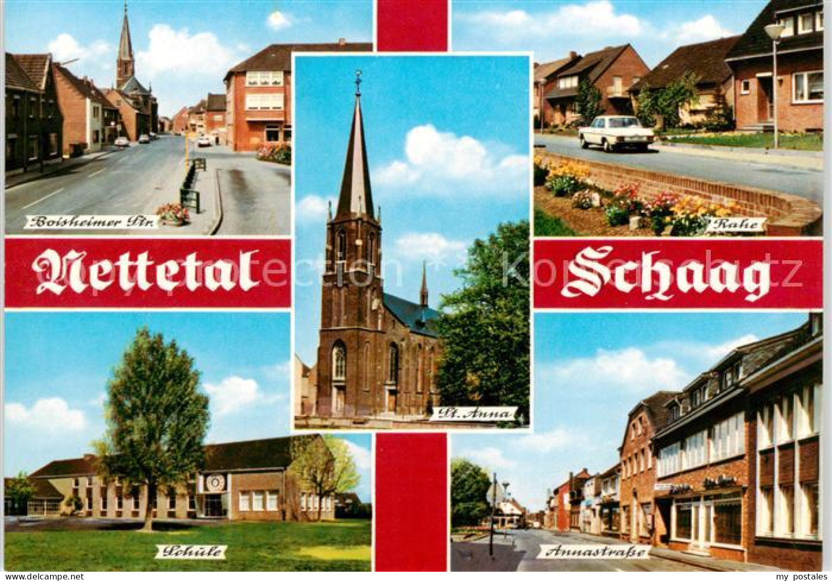 Schaag Nettetal Boisheimer Strasse Rahe St Anna Kirche Schule Annastrasse