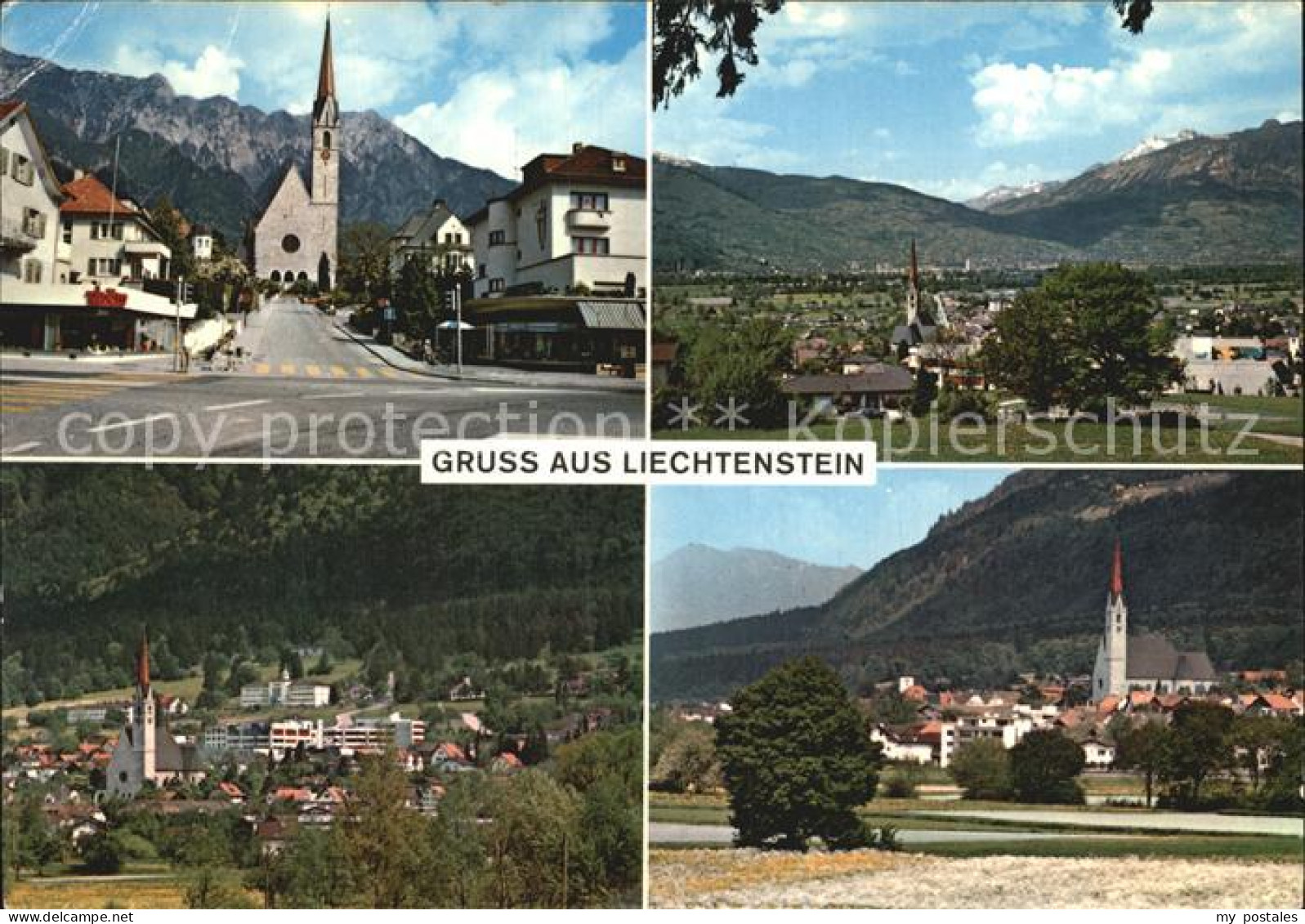 Schaan Liechtenstein Fuerstentum Liechtenstein Ortsansichten