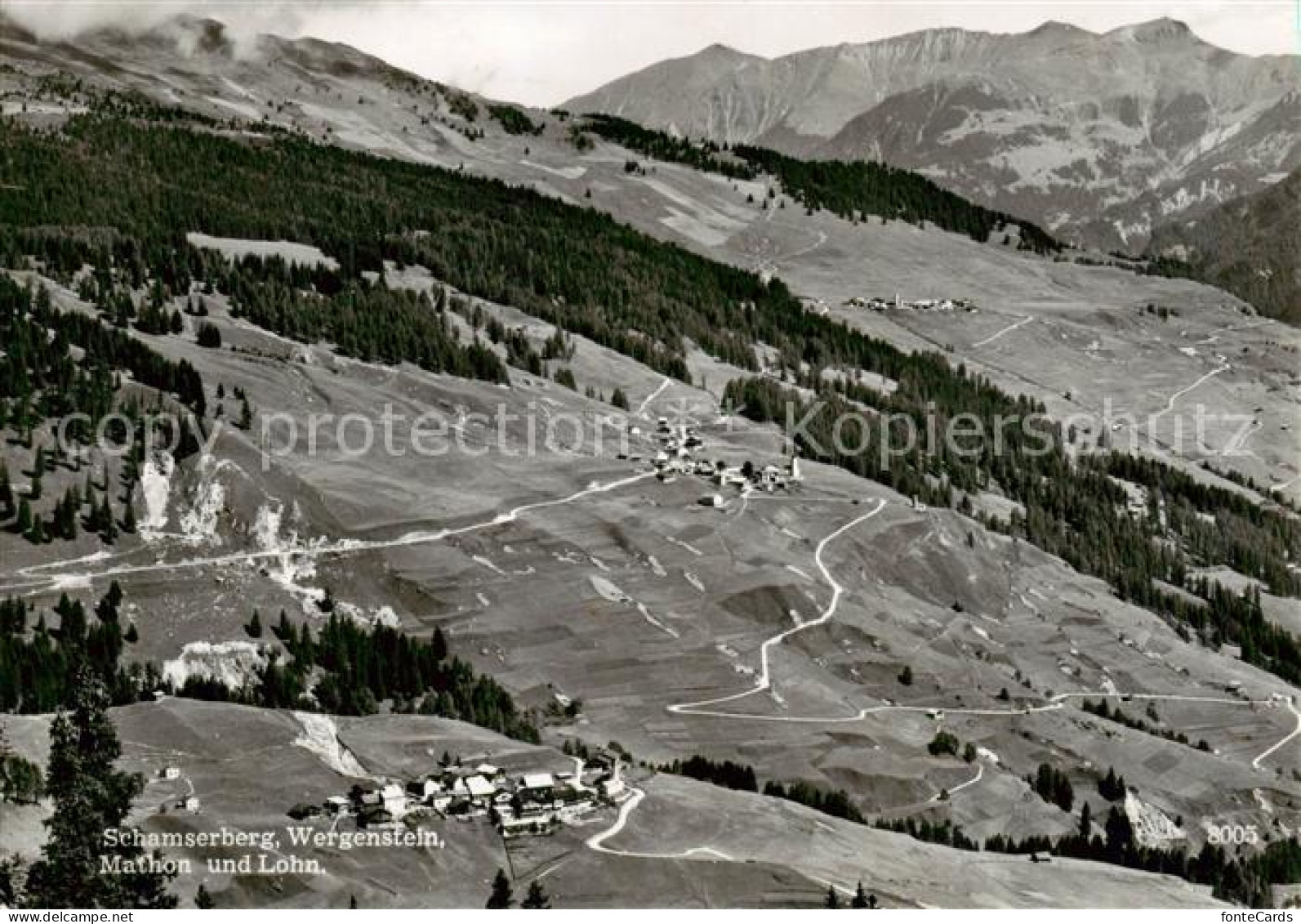 Schamserberg GR Wergenstein Mathon und Lohn