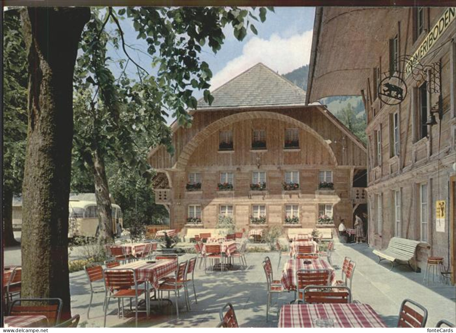 Schangnau Kemmeriboden Bad Terrasse